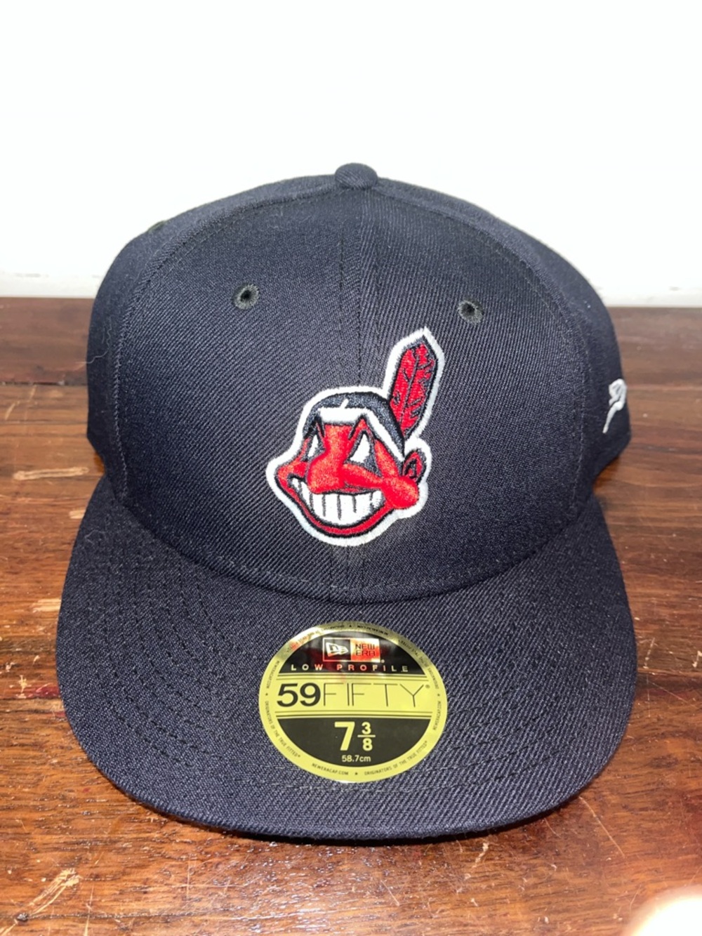 New Era MLB Cleveland Indians Chief Wahoo Baseball Cap Hat Fitted Low Profile